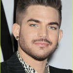 Adam at Q+A news conference - Just Jared