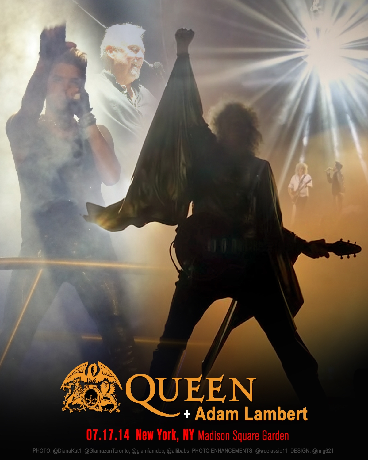 LIVE: Queen + Adam Lambert (East Rutherford, NJ) 7/23/14
