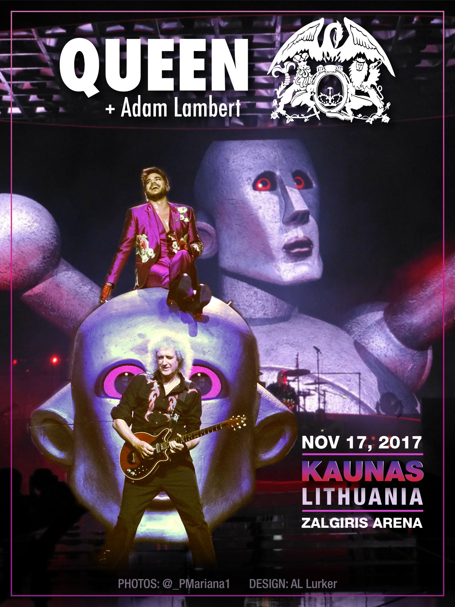 LIVE: + Lambert (Kaunas, 11/17/17 | adamlambertlive